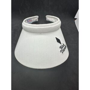 Vintage Texann Texace Black Diamond Sun‎ Visor Hat Golf PGA Made In USA Outdoors